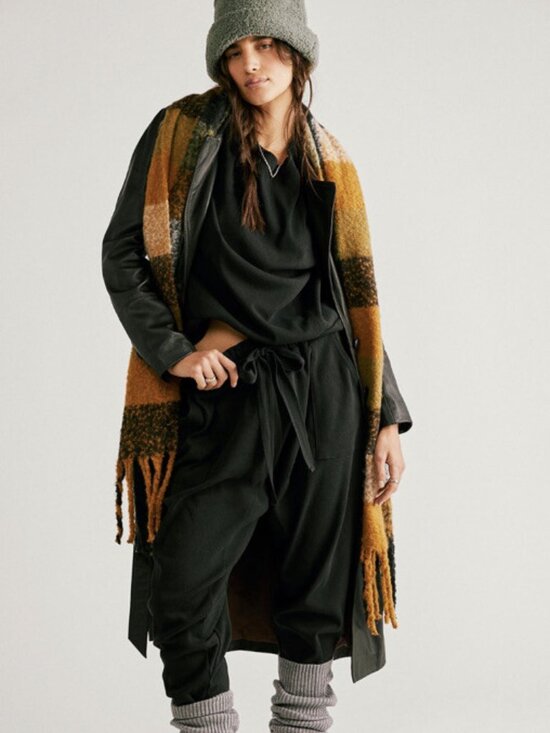 Free People Pants - Free People Beach Monterey Jogger Sweat Set size Small black
